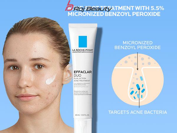 ژل کرم ضد جوش لاروش پوزای مدل (+)Effaclar Duo حجم 40 میل – بی رنگ La Roche Posay Effaclar Duo(+) Anti Acne Gel Cream 40ml Colorless — تصویر ۲