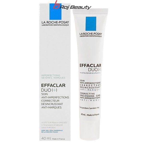 ژل کرم ضد جوش لاروش پوزای مدل (+)Effaclar Duo حجم 40 میل – بی رنگ La Roche Posay Effaclar Duo(+) Anti Acne Gel Cream 40ml Colorless — تصویر ۴