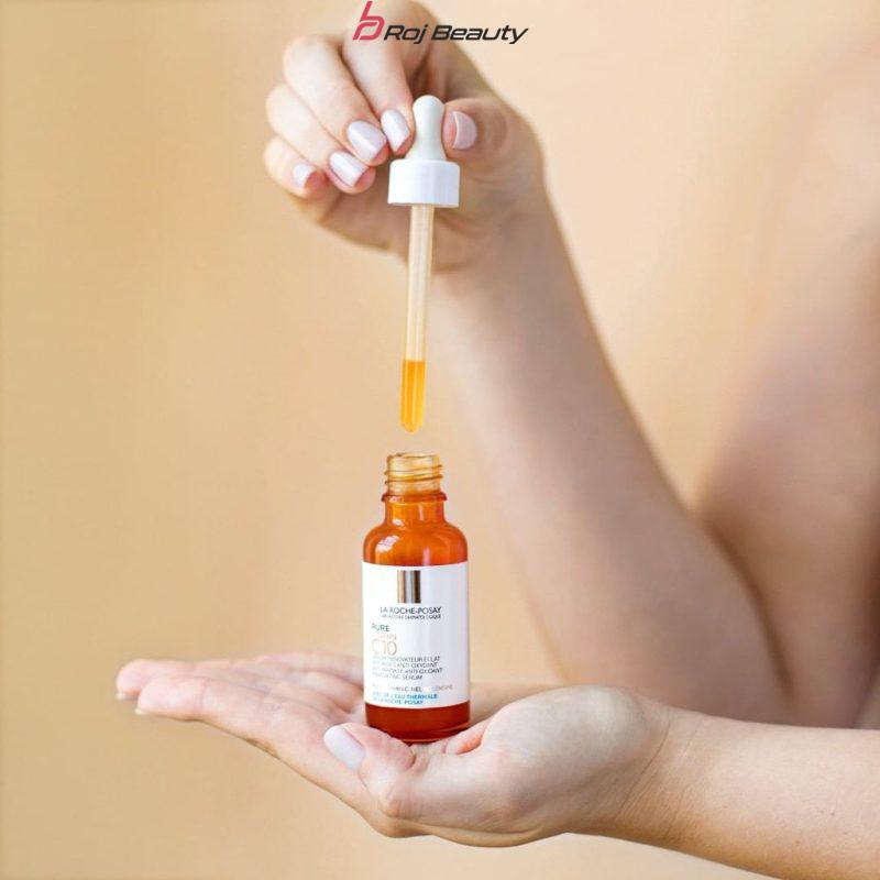سرم ضدچروک و ضدلک ویتامین سی لاروش پوزای 30 میل مدل LA Roche-Posay Anti-Rides Anti-Oxydant Pure Vitamin C10 Serum — تصویر ۵