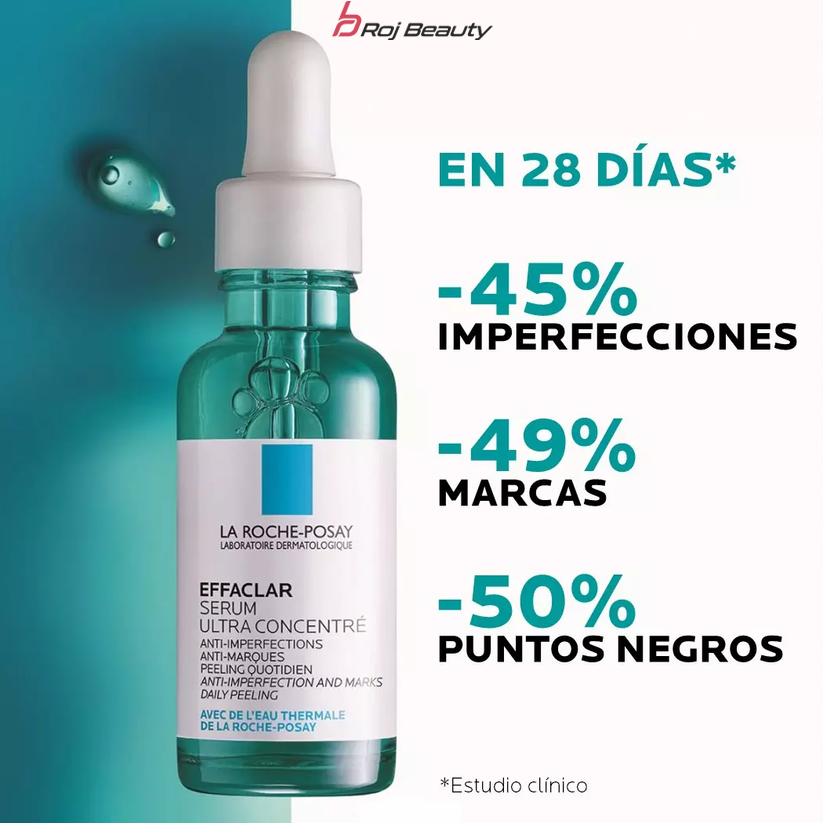 سرم ضدجوش نیاسینامید و سالیسیلیک اسید لاروش پوزای LA ROCHE POSAY Effaclar Ultra Concentrated Serum 30ml — تصویر ۳