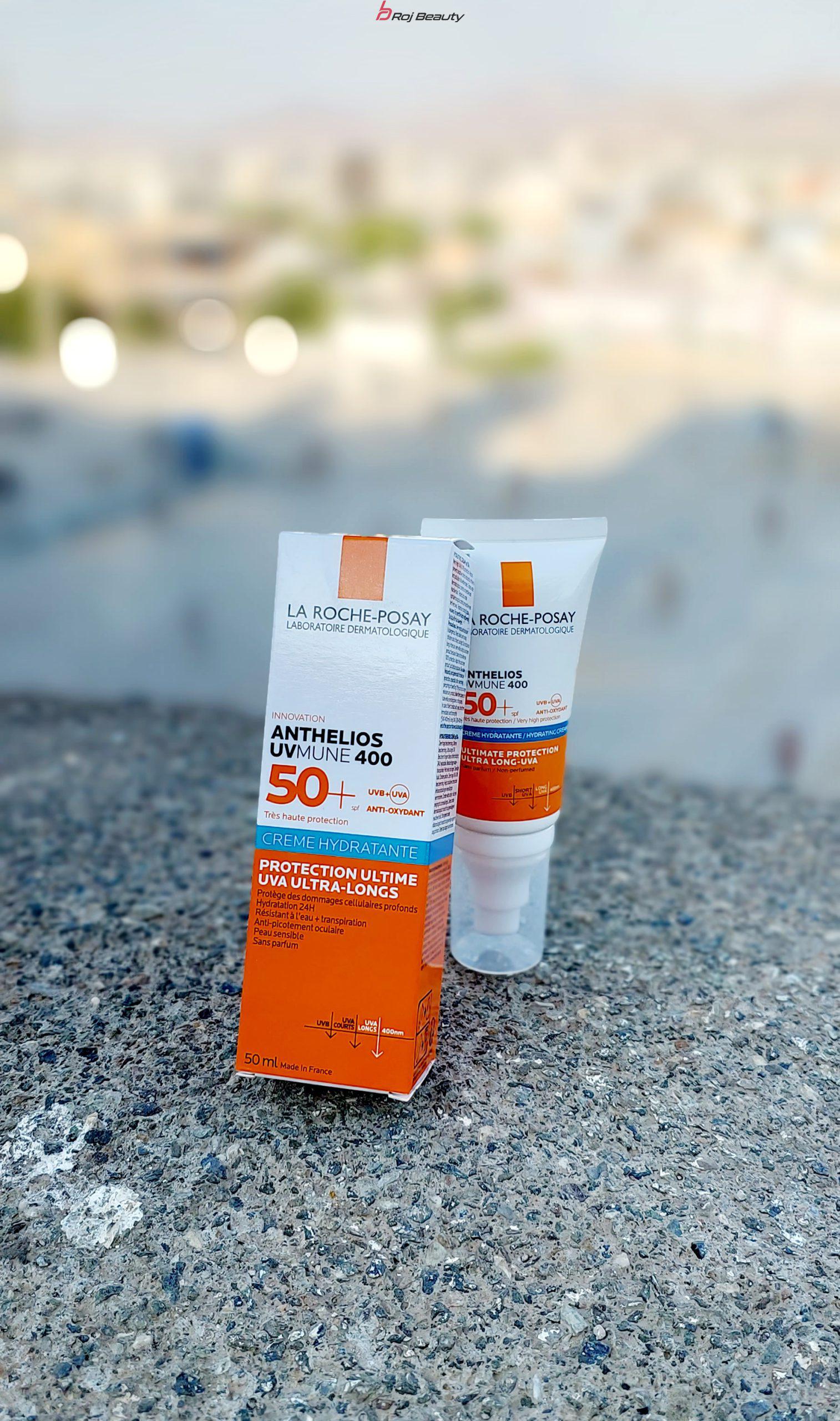 کرم ضد آفتاب و آبرسان بی رنگ پوست خشک و حساس لاروش پوزای La Roche Posay Anthelios SPF30 Crème Hydratante — تصویر ۳