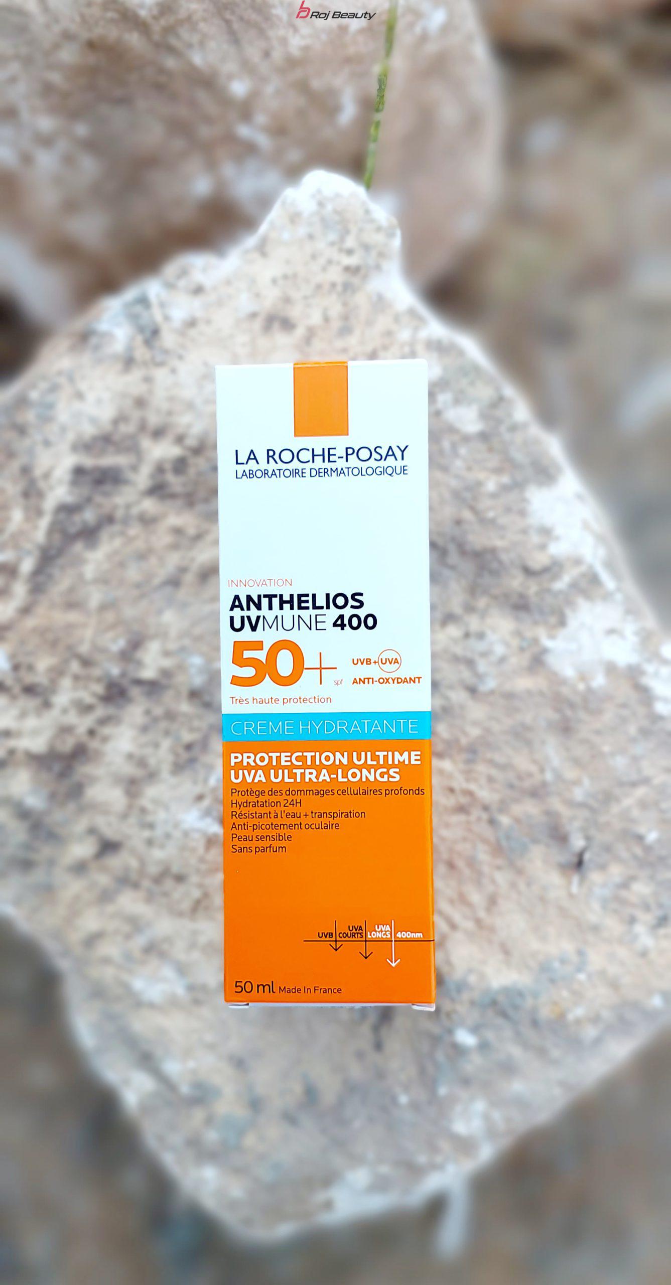 کرم ضد آفتاب و آبرسان بی رنگ پوست خشک و حساس لاروش پوزای La Roche Posay Anthelios SPF30 Crème Hydratante — تصویر ۶