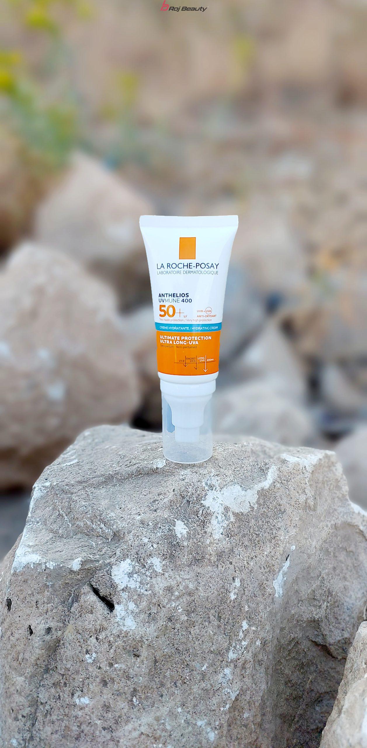 کرم ضد آفتاب و آبرسان بی رنگ پوست خشک و حساس لاروش پوزای La Roche Posay Anthelios SPF30 Crème Hydratante — تصویر ۷
