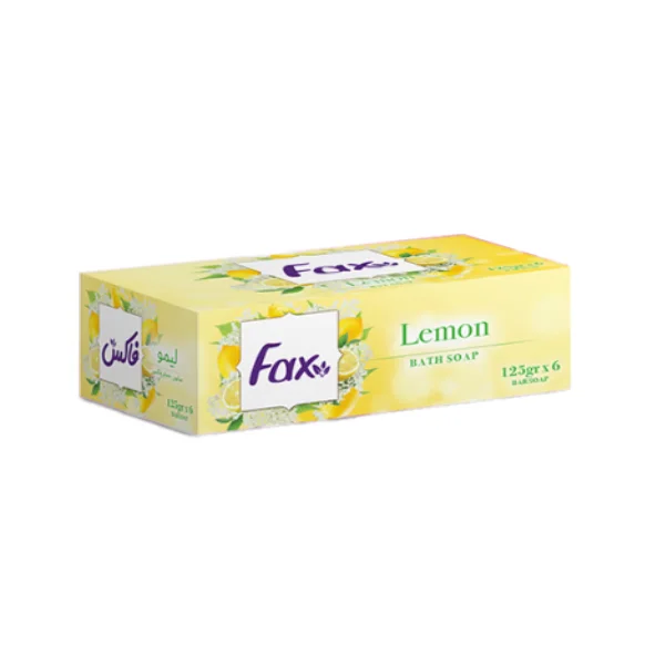 صابون حمام فاکس جعبه لیمو- 6*125گرمی