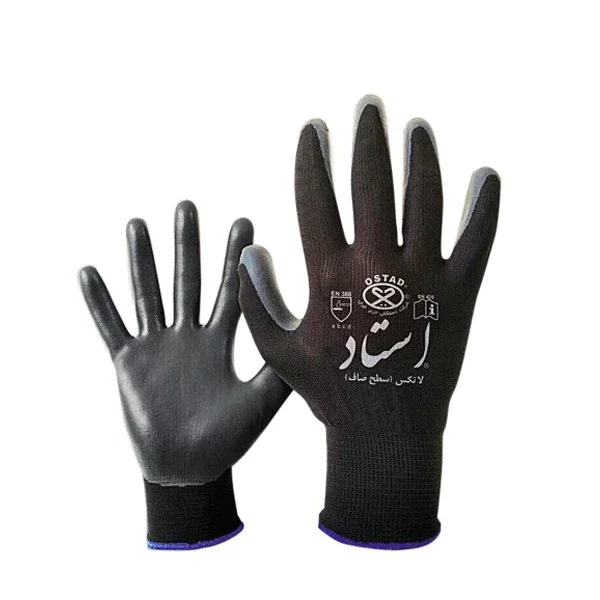 دستكش استاد كار دو رنگ بزرگ — تصویر ۲