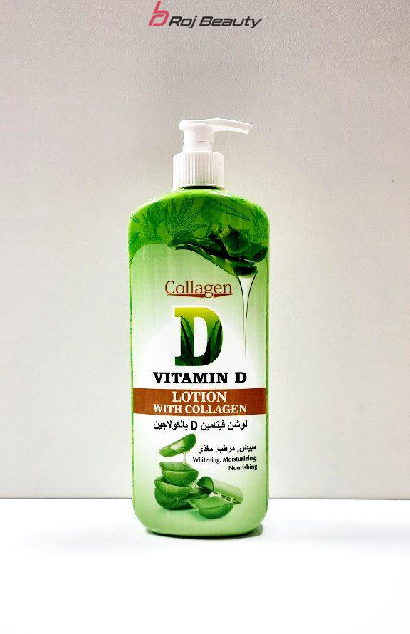 لوسیون بدنLOTION درعصاره ویتامین های C-D-E کلاژن سازی سفید کننده مرطوب کننده — تصویر ۳