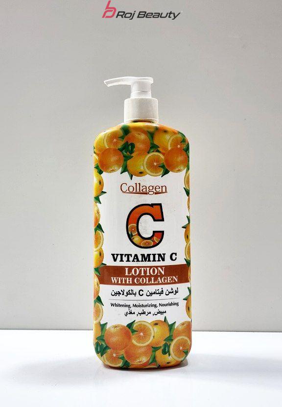 لوسیون بدنLOTION درعصاره ویتامین های C-D-E کلاژن سازی سفید کننده مرطوب کننده — تصویر ۴