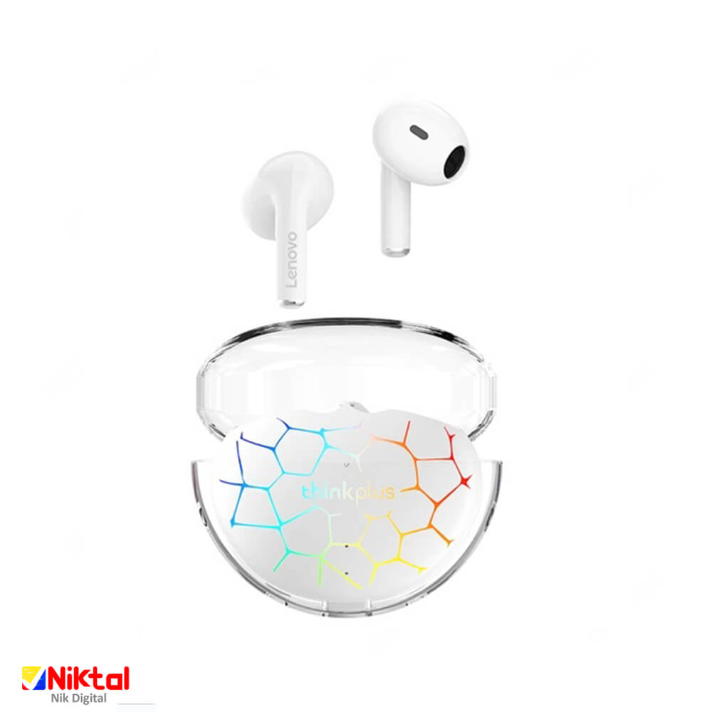ایرپاد لنوو مدل LP80 PRO چراغدار RGB اورجینال و بلوتوث 5.0 – کیفیت صدای بی‌نظیر و عمر باتری طولانی (اورجینال)