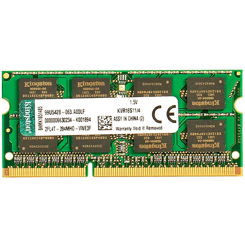 رم لپ تاپ کینگستون Kingston DDR3 4GB 1333MHz CL9 — تصویر ۲
