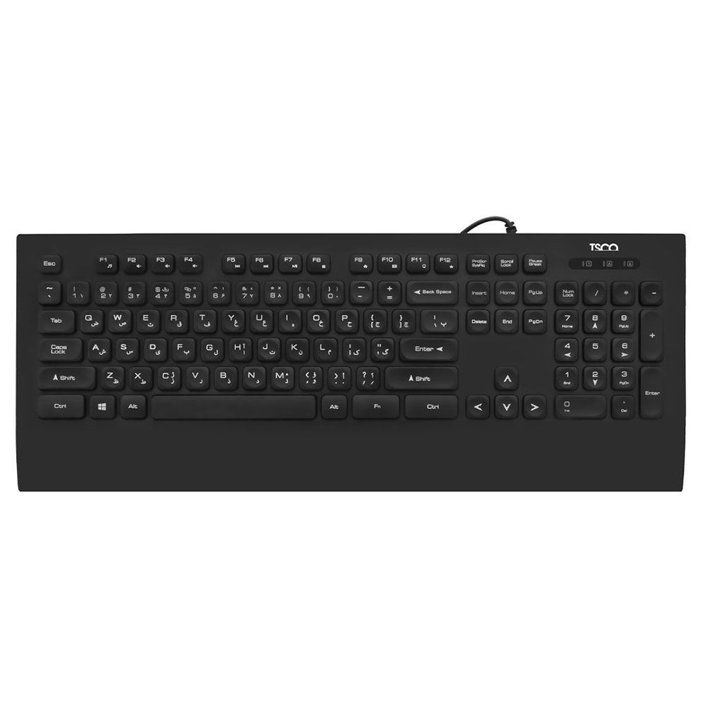 کیبورد تسکو مدل TK 8027 با حروف فارسی