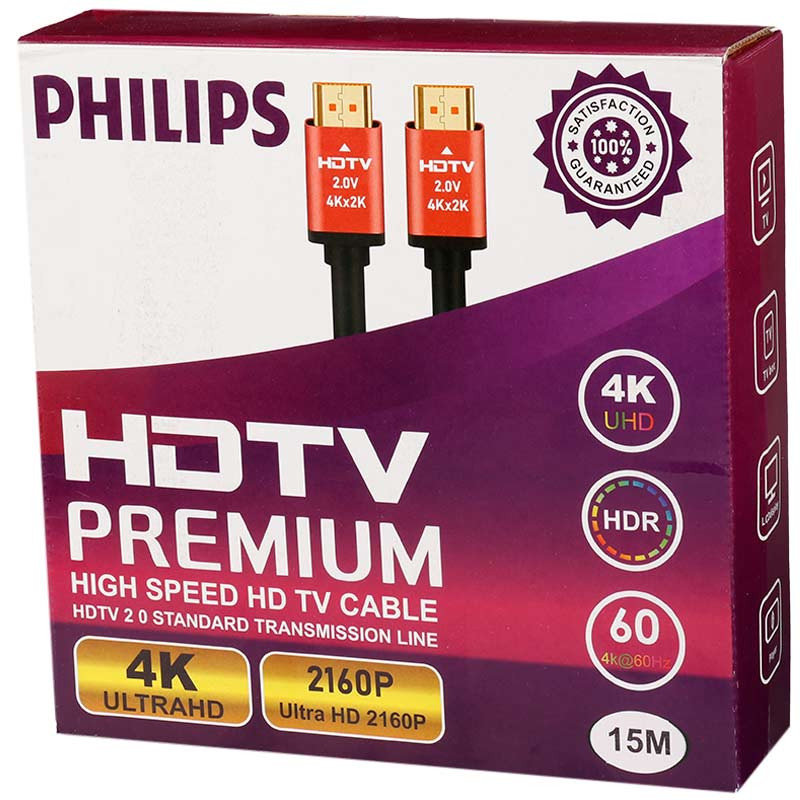 کابل Philips HDMI v2.0 4K 15m — تصویر ۵