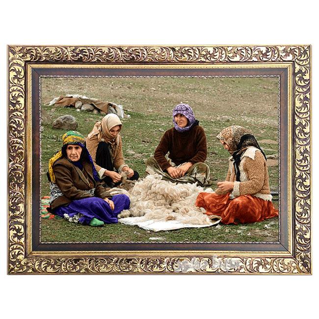 تابلو فرش ماشینی زنان روستایی – 3339