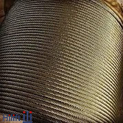 سیم بکسل نتاب (پوست ماری) تیسکا اسپانیایی ساختار 7*19 IWRC تمام فولاد سایز 8mm — تصویر ۸