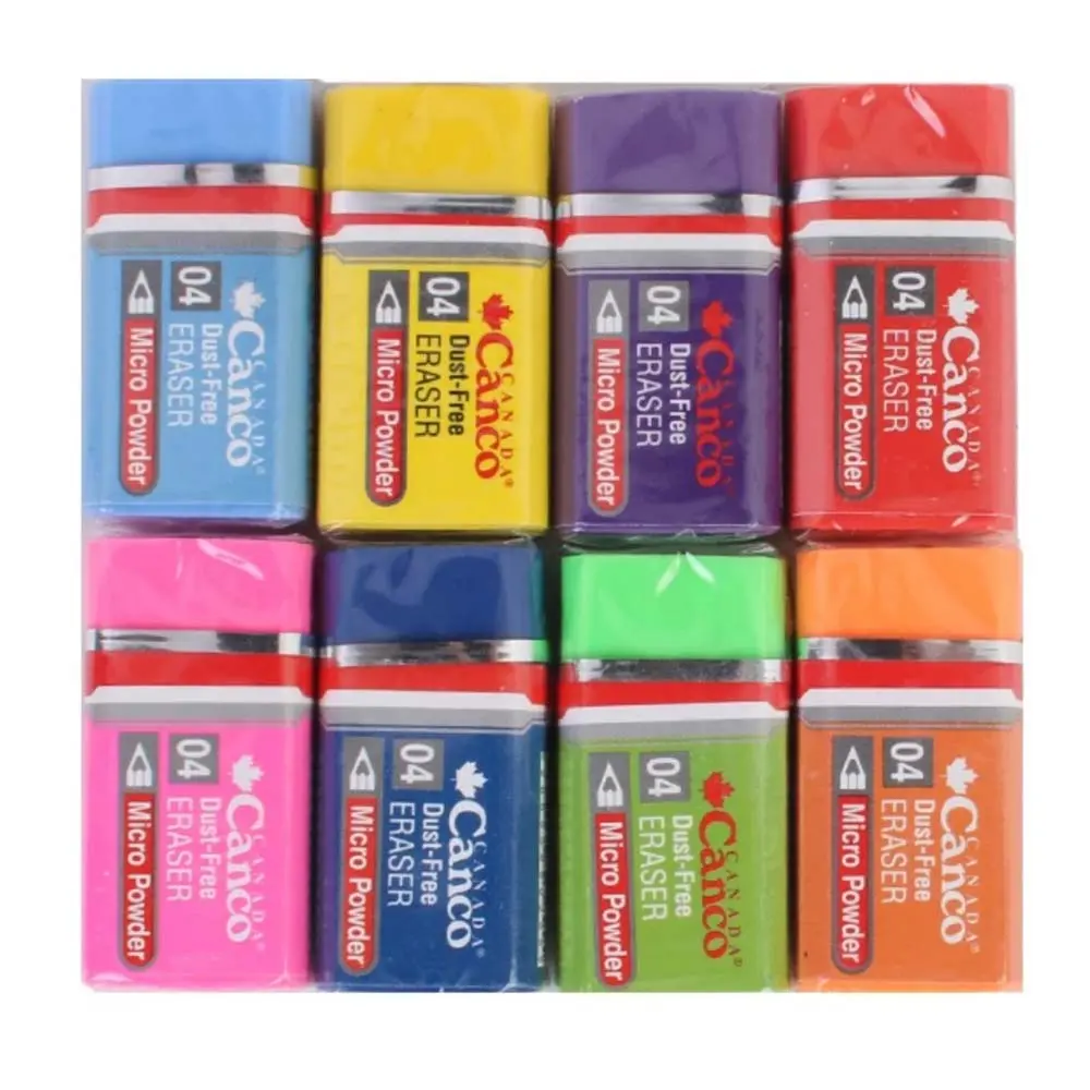 پاک کن کنکو رنگی سایز کوچک مدل Micro Powder Canco