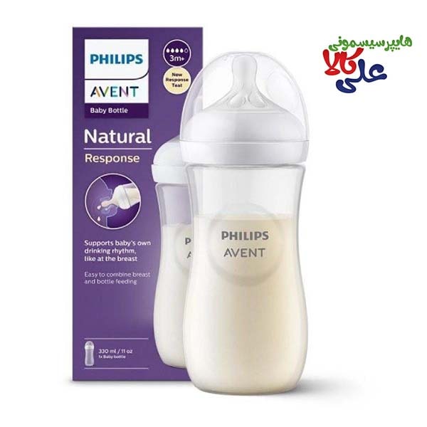 شیشه شیر 330 میل فیلیپس اونت مدل ریسپانس — تصویر ۲