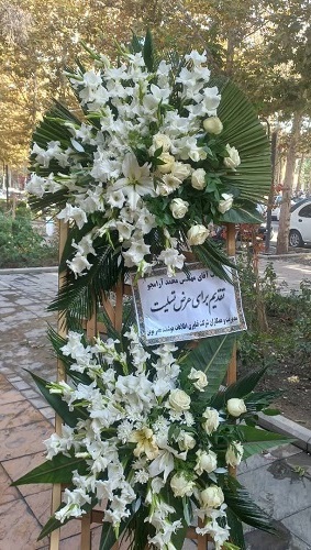 تاج گل دو طبقه رندوم اقتصادی کیفیت B – کد 2039 — تصویر ۵