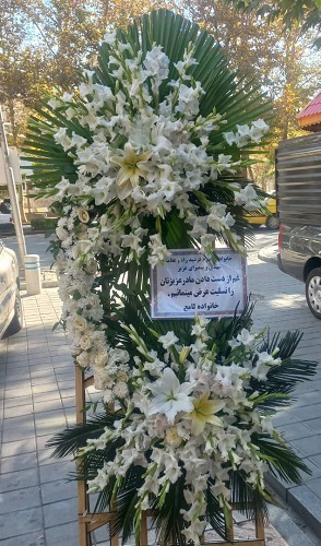 تاج گل دو طبقه کماندار رندوم اقتصادی کیفیت B -کد 2036