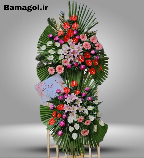 تاج گل تبریک پیوند کد 2033