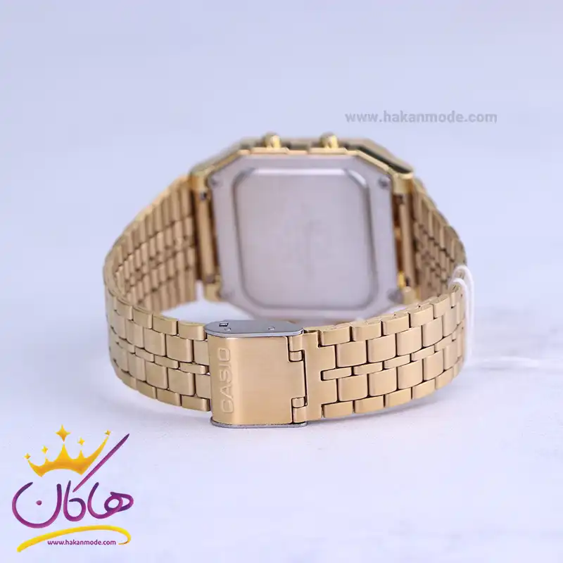 ساعت کاسیو مردانه فلزی طلایی دیجیتالی A 500WGA-9DF — تصویر ۳