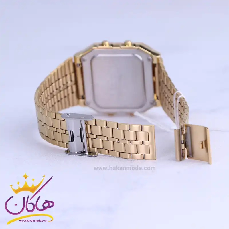 ساعت کاسیو مردانه فلزی طلایی دیجیتالی A 500WGA-9DF — تصویر ۴