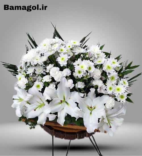 باکس گل ترحیم لیلیوم داودی_کد 1034