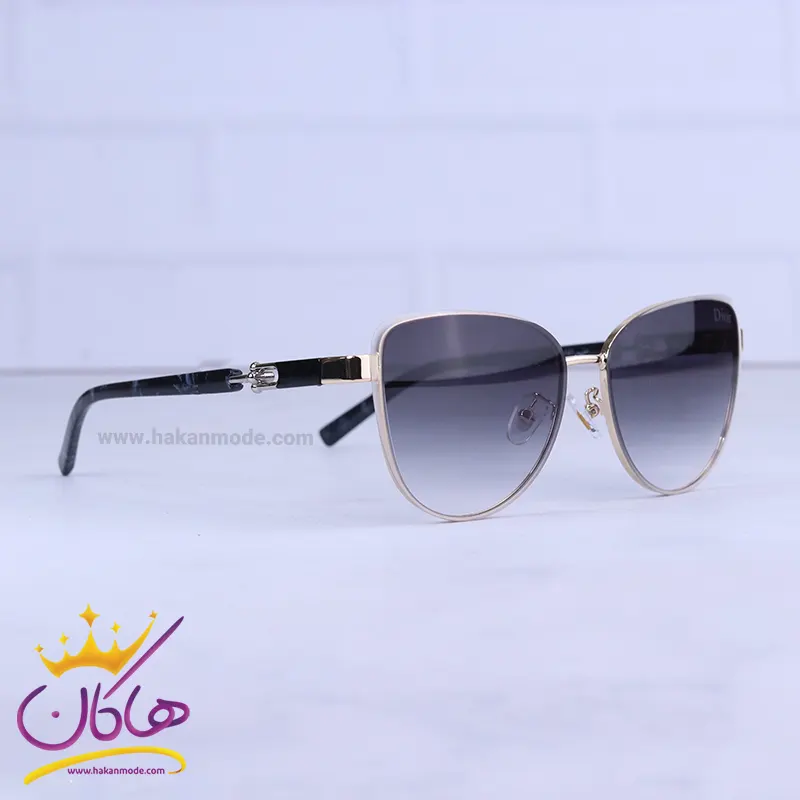 عینک آفتابی دیور زنانه فریم پروانه ای فلزی 5G02/1 — تصویر ۵