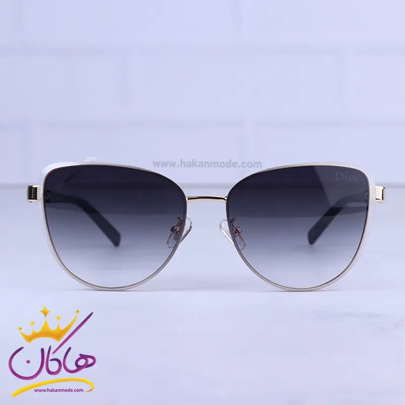 عینک آفتابی دیور زنانه فریم پروانه ای فلزی 5G02/1