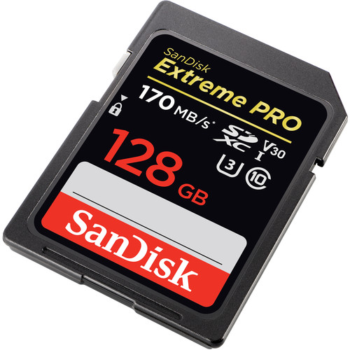 کارت حافظه SDXC سن دیسک Extreme PRO 128GB 170Mb/s