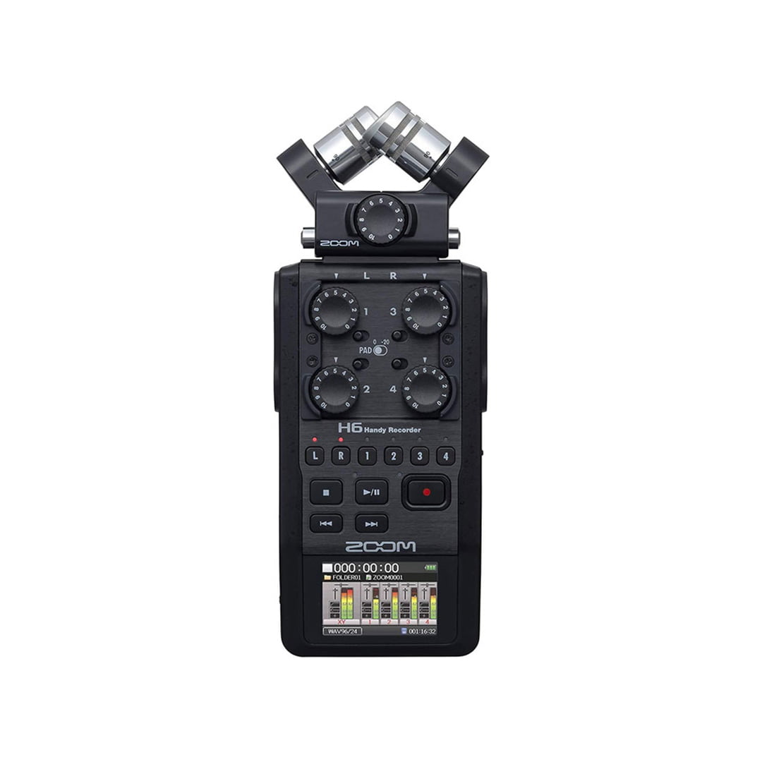 رکوردر حرفه ای صدای زوم Zoom H6 Black — تصویر ۸
