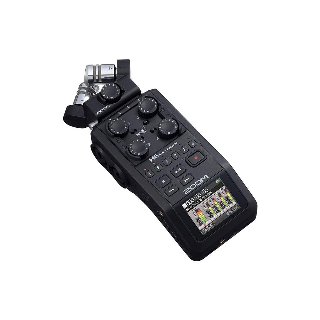 رکوردر حرفه ای صدای زوم Zoom H6 Black — تصویر ۷