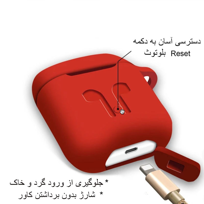 کاور مدل سیلیکونی مناسب برای کیس اپل ایرپاد — تصویر ۵