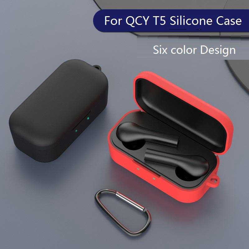 کاور محافظ سیلیکونی هندزفری کیو سی وای Xiaomi QCY T5 Earphone — تصویر ۵
