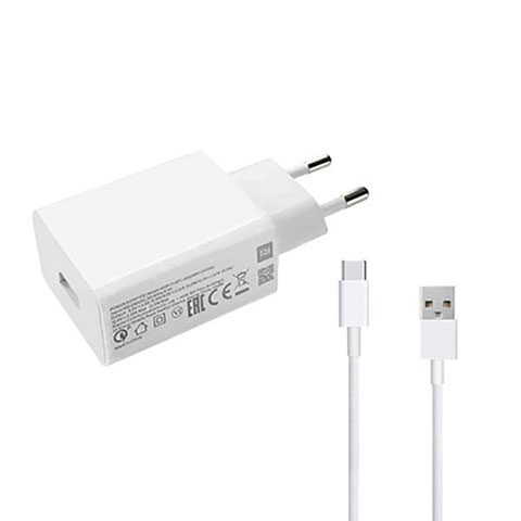 آداپتور و شارژر دیواری 20 وات شیائومی به همراه کابل تبدیل USB-C اصلی Adapter Xiaomi 20w