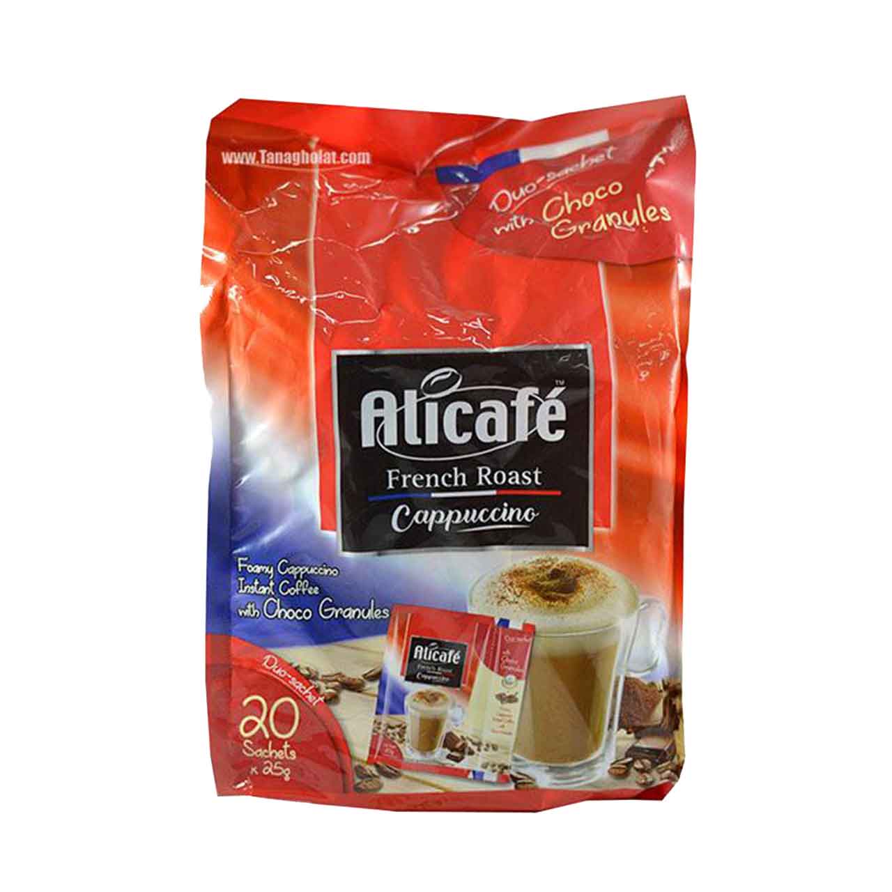 کاپوچینو مدل فرنچ رست علی کافه 20 عددی