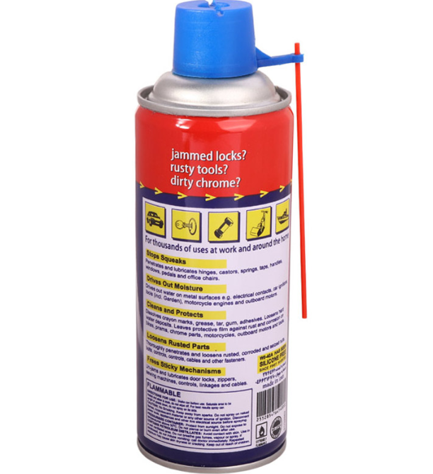 اسپری روان کننده اوکی مدل WD-40 حجم 450 میلی لیتر — تصویر ۳