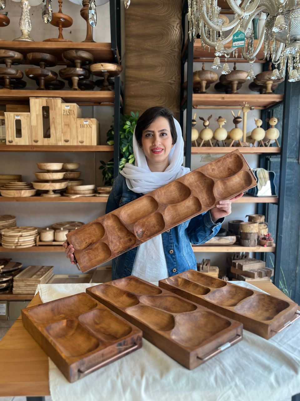 اردو خوری دسته فلزی سبک روستیک — تصویر ۲