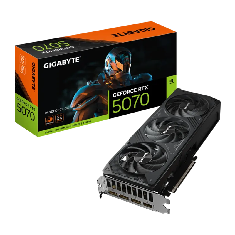 کارت گرافیک گیگابایت مدل GIGABYTE GeForce RTX 5070 Windforce OC SFF 12G