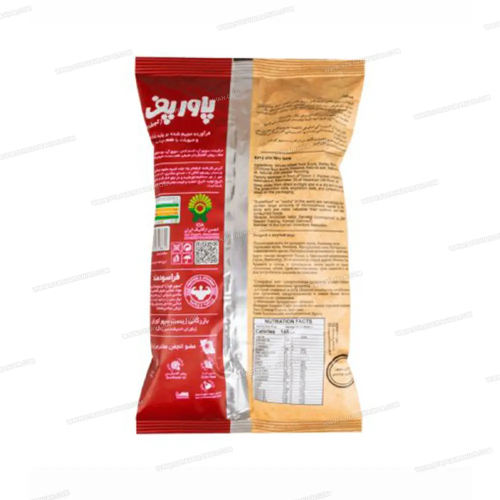 اسنک سالم و مغذی سویق پفی غلات و حبوبات با طعم چیلی با بهترین قیمت + خرید آنلاین — تصویر ۴