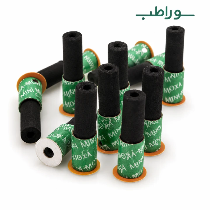 موکسا ذغالی چسب‌دار - بسته ۱۸۰ عددی — تصویر ۲