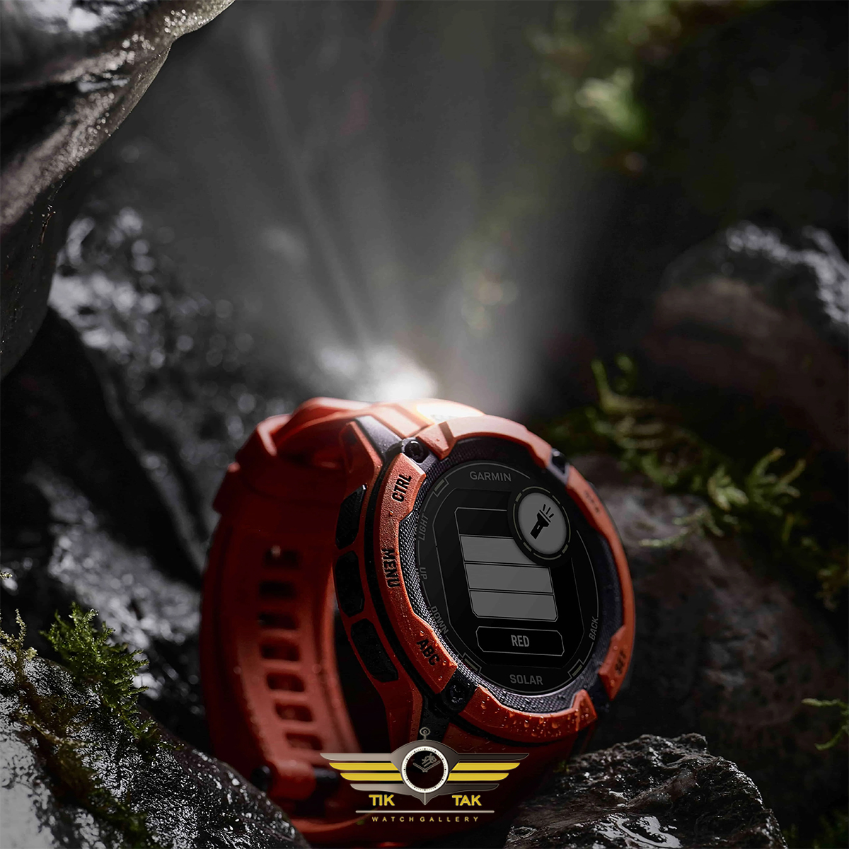 ساعت گارمین Instinct 2x Solar Flame Red - قیمت و خرید از گالری تیک تاک — تصویر ۵