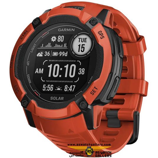 ساعت گارمین Instinct 2x Solar Flame Red - قیمت و خرید از گالری تیک تاک — تصویر ۶