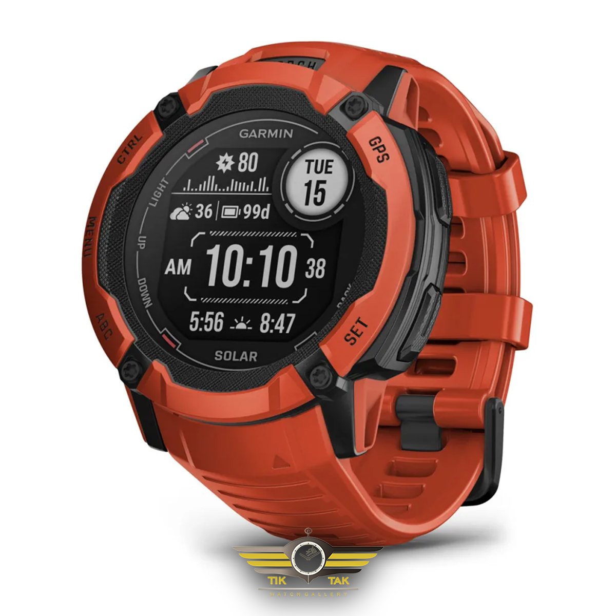ساعت گارمین Instinct 2x Solar Flame Red - قیمت و خرید از گالری تیک تاک