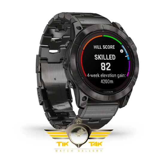 ساعت گارمین FENIX 7X PRO SAPPHIRE SOLAR FULL TITANIUM — تصویر ۴