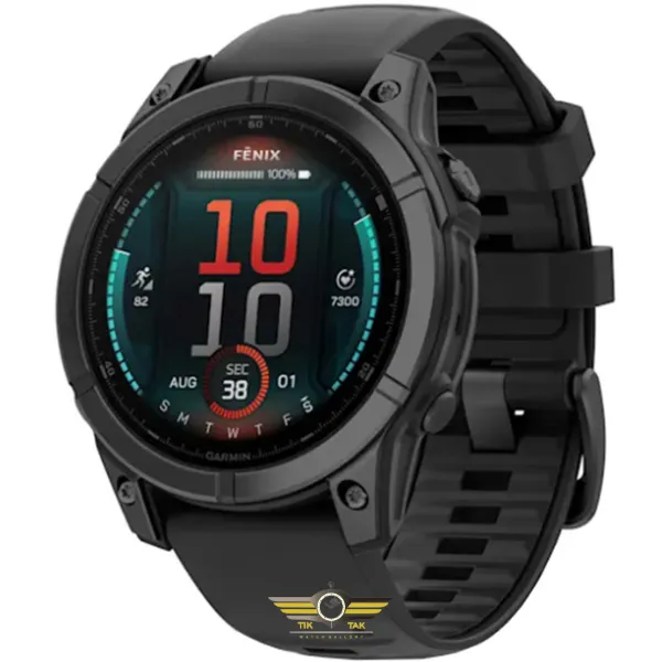 ساعت گارمین fenix E – 47 mm AMOLED Slate Gray | گالری ساعت تیک تاک - نمایندگی محبوب ترین برند های ساعت جهان در ایران