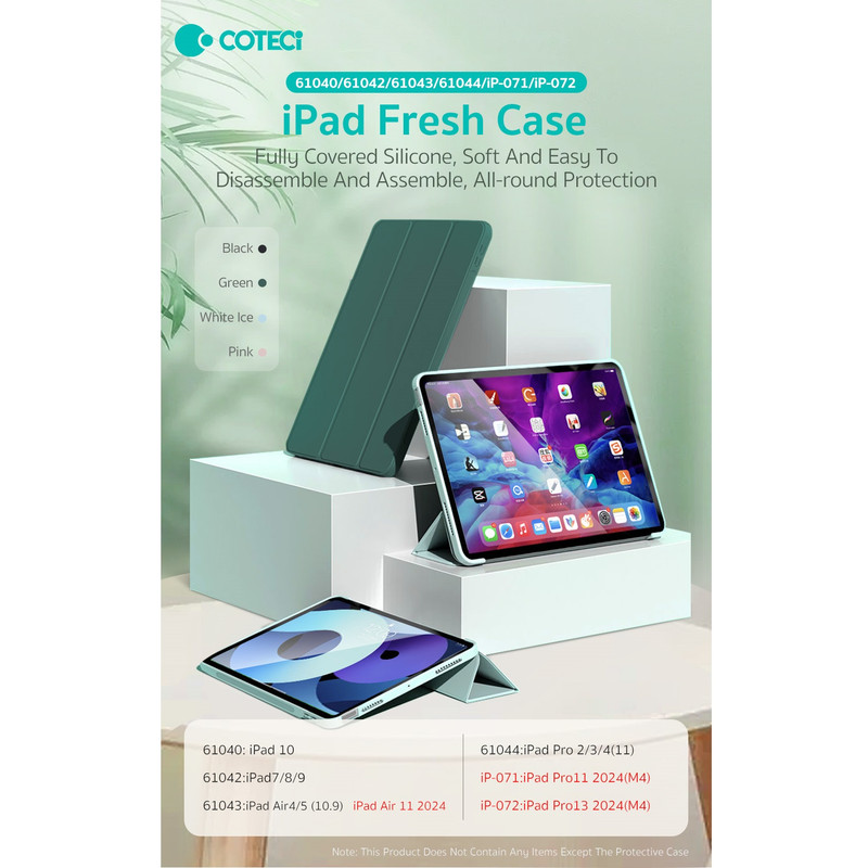 کیف کلاسوری کوتتسی مدل 61042 مناسب برای تبلت اپل 10.2 اینچ ipad 7/8/9 — تصویر ۶