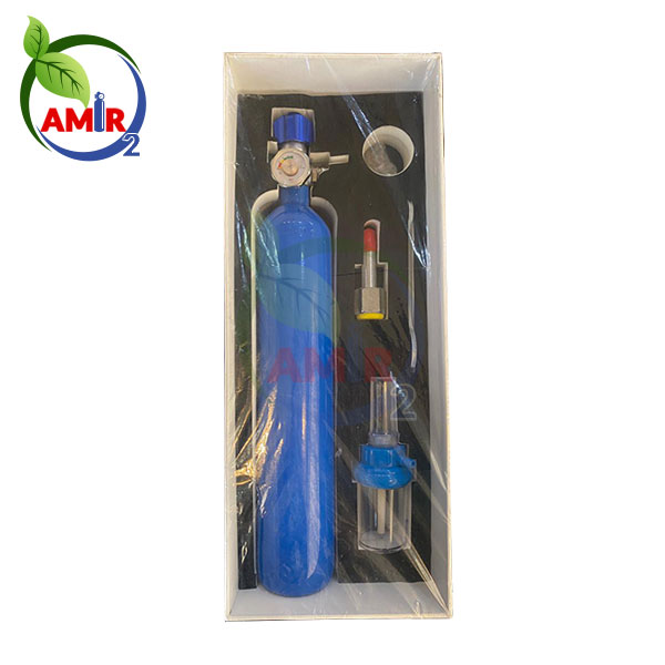 کپسول اکسیژن همراه 1 لیتری