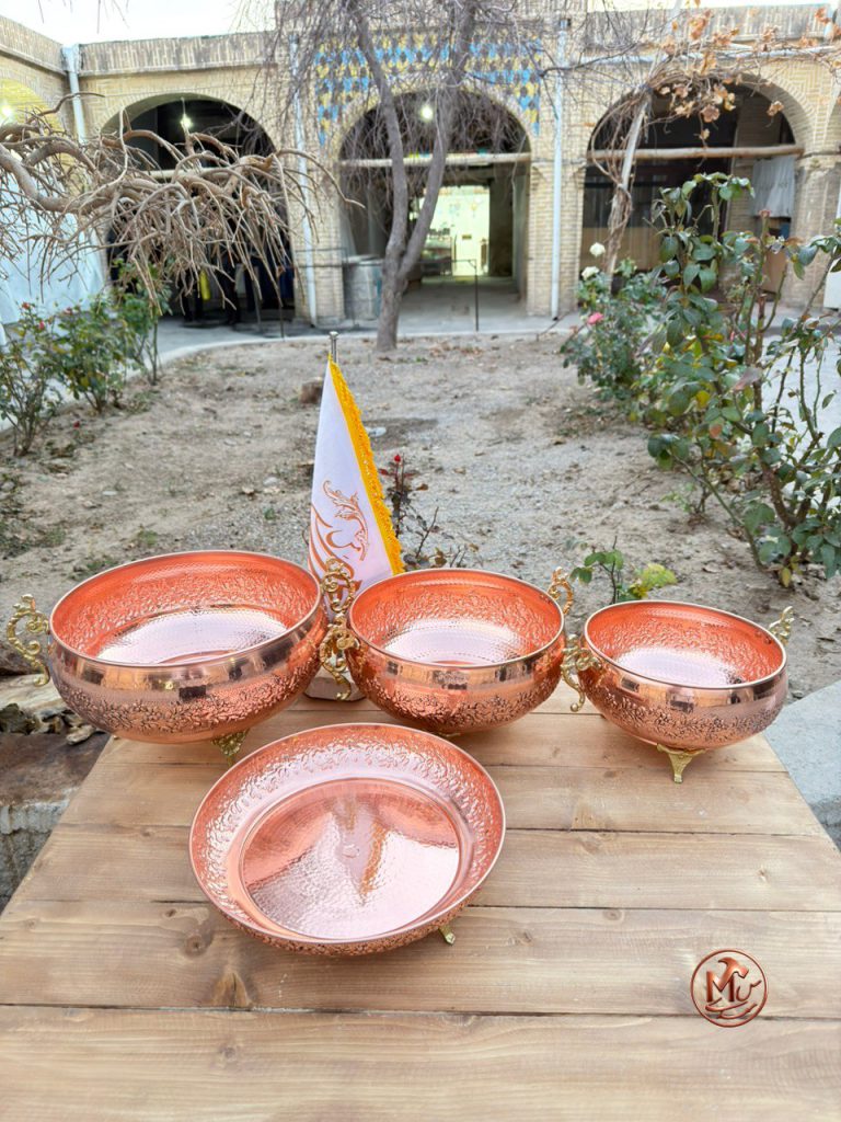 ست پذیرایی مسی نیلوفر — تصویر ۵