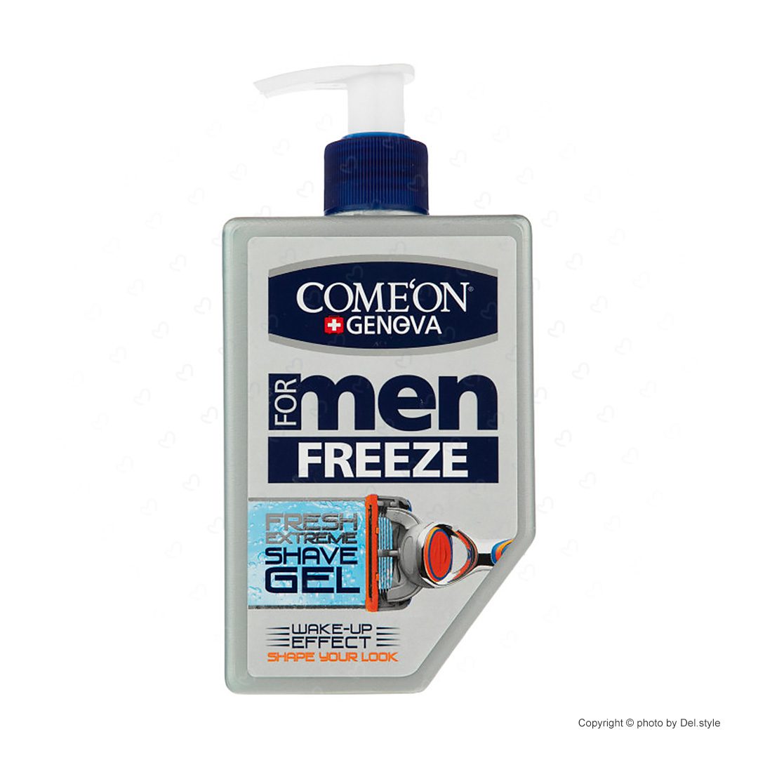 ژل اصلاح کامان مدل FREEZE حجم 260 میلی لیتر — تصویر ۳