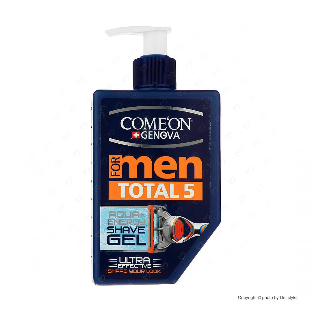 ژل اصلاح کامان مدل TOTAL 5 حجم 260 میلی لیتر — تصویر ۳