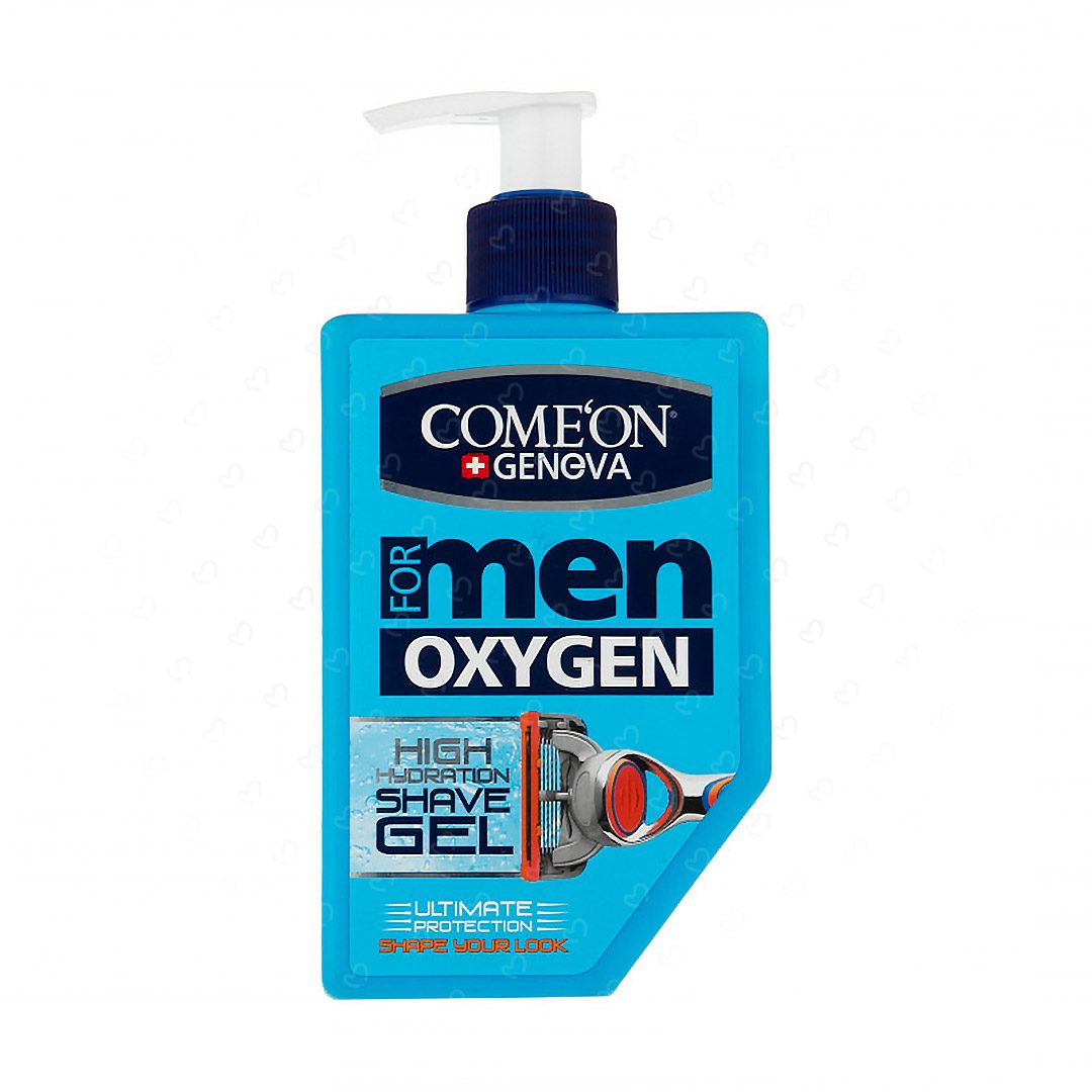ژل اصلاح کامان مدل OXYGEN حجم 260 میلی لیتر — تصویر ۲